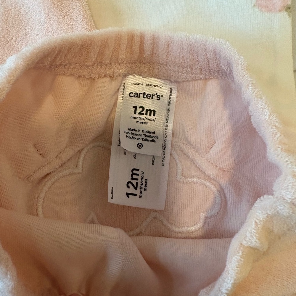 Carter's Pink Terry Set - Picture 5 of 7